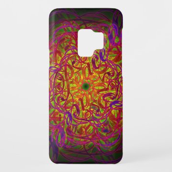 Colorful Peace Inspiration Mandala Text Art Case-mate Samsung Galaxy S9 Case by Rage_Case at Zazzle