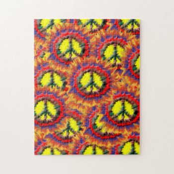 Colorful Peace Jigsaw Puzzle by Lynnes_creations at Zazzle