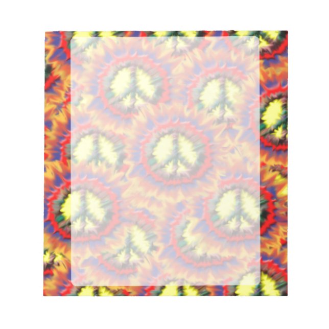 Colorful Peace Notepad (Front)