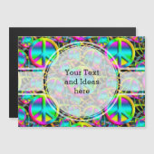 Colorful PEACE seamless pattern + your ideas (Front/Back)