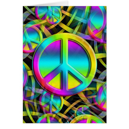 Colorful PEACE seamless pattern + your ideas (Front)