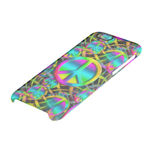 Colorful PEACE seamless pattern + your ideas Clear iPhone 6/6S Case
