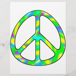 colorful peace sign