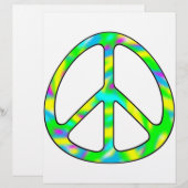 colorful peace sign (Front/Back)
