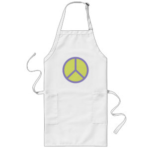 Colorful Peace Sign aprons