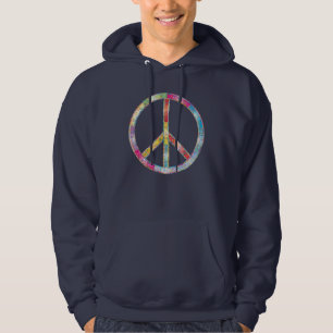 Colorful Peace Sign Hoodie