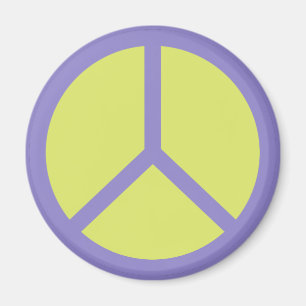 Colorful Peace Sign magnet