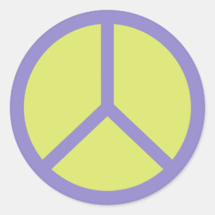 Colorful Peace Sign stickers