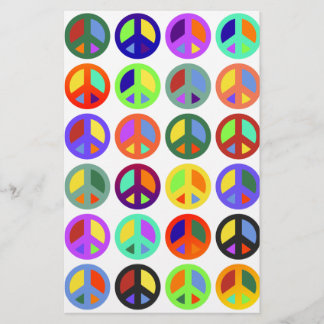 Colorful Peace Signs