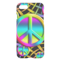 Colorful PEACE signs - make love not war