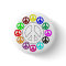 colorful peace signs pins