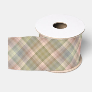 Colorful Peach Khaki Olive Green Color Of The Year Grosgrain Ribbon