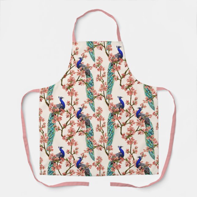 Colorful Peacock Apron (Front)