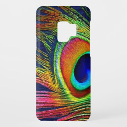 Colorful Peacock Feather Print Case-Mate Samsung Galaxy S9 Case