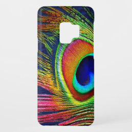 Colorful Peacock Feather Print Case-Mate Samsung Galaxy S9 Case
