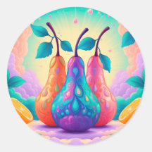 Colorful pear