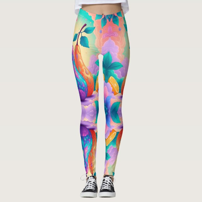 Colorful pear leggings (Front)