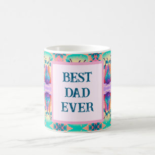 Colorful pear with Best Dad Ever Coffee Mug