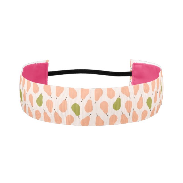 Colorful Pears Athletic Headband (Front)