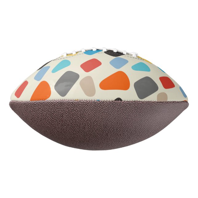 Colorful Pebbles Football (Rotated 90)