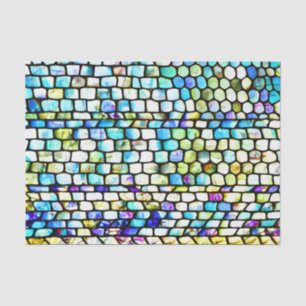 Colorful Pebbles Glass Effect Decoupage Tissue Paper