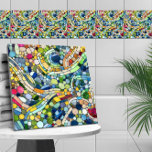 Colorful Pebbles Mosaic Art Ceramic Tile<br><div class="desc">Colorful Pebbles Mosaic Art</div>