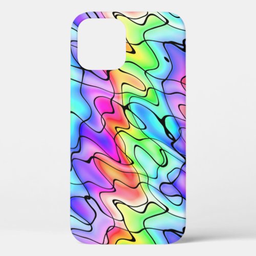 Colorful Pen and Watercolor Design Case_Mate iPhon iPhone 12 Case