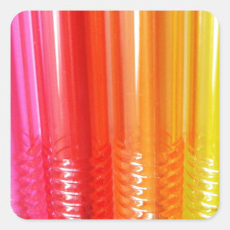 Colorful Pen Square Sticker