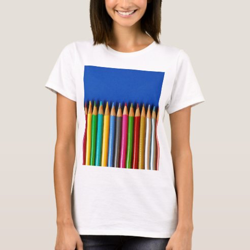 blue crayon t shirt