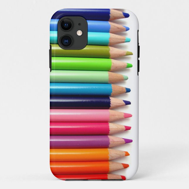 Colorful pencils Case-Mate iPhone case (Back)