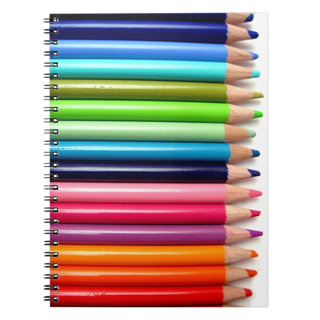 Colorful pencils notebook (Front)
