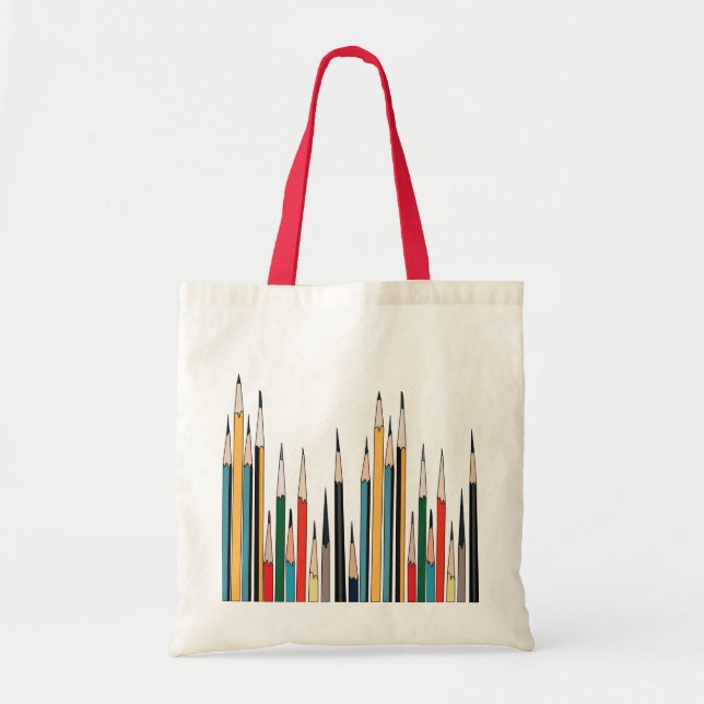 Colorful Pencils    Tote Bag (Front)