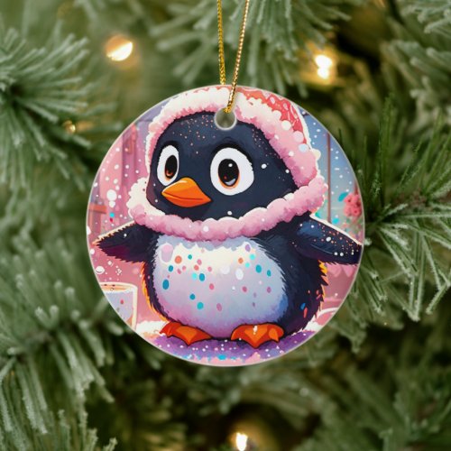Colorful Penguin Ornament