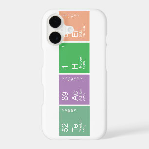 Colorful Periodic Table Science Teacher iPhone 17 Case