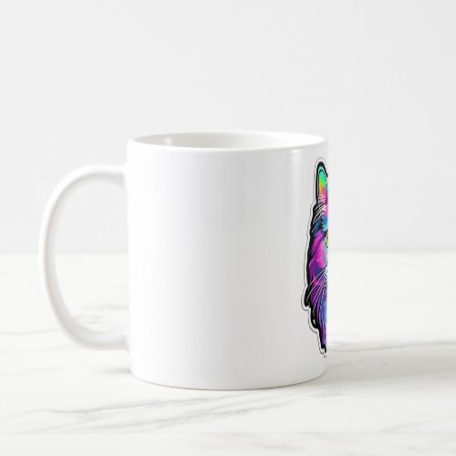 Colorful Persian cat   Coffee Mug