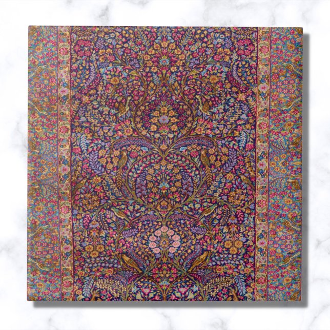 Colorful Persian Rug Pattern Ceramic Tile (Creator Uploaded)