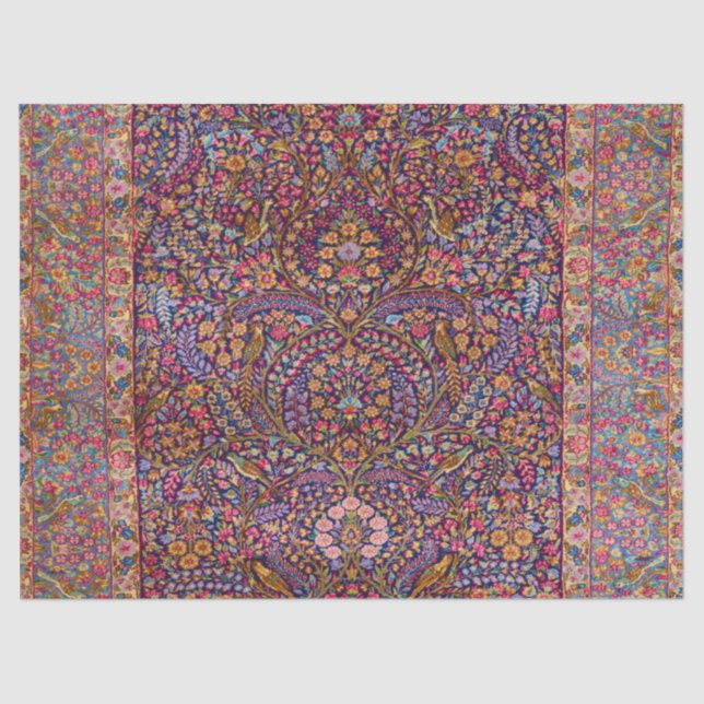 Colorful Persian Rug Pattern Tissue Paper (Front)