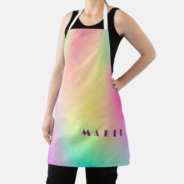 Colorful Personal Tie Dye  Apron (Insitu)