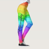 Beautiful rainbow and sea on your leggings, Zazzle