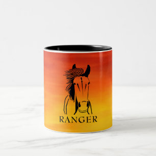 Colorful Personalizable Artistic Horse Mug