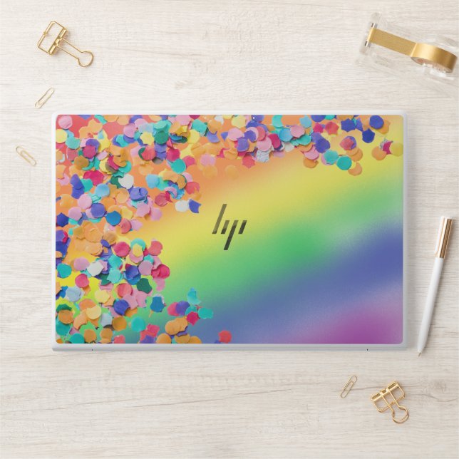 colorful personalize picture HP Laptop Skin (Desk)