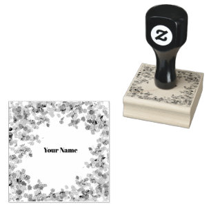 colorful personalize picture HP Laptop Skin Rubber Stamp