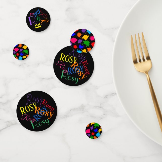Colorful Personalized Confetti (Group)