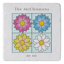 Colorful Personalized Floral