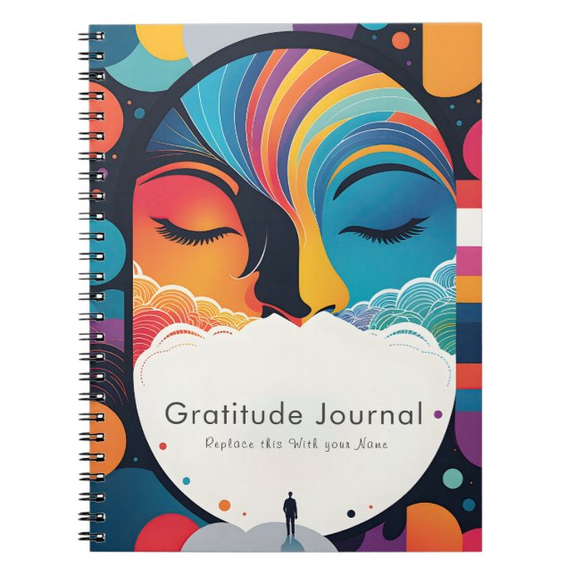 Colorful Personalized Gratitude  Journal (Front)