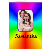 Colorful personalized photo background (Front)