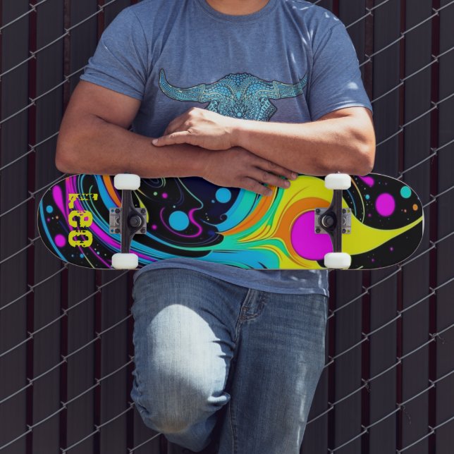 Colorful Personalized Skateboard (Outdoor 3)