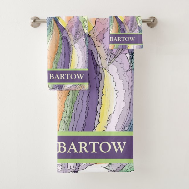 Colorful Personalized Towel Set (Insitu)