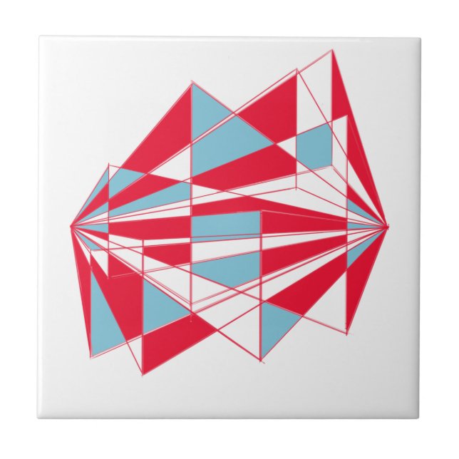 Colorful perspective tile (Front)