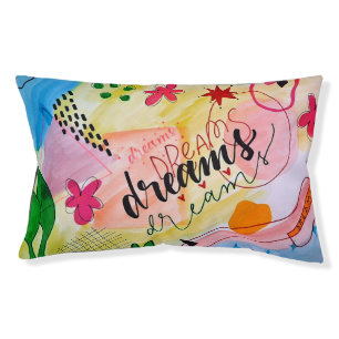 Colorful pet bed